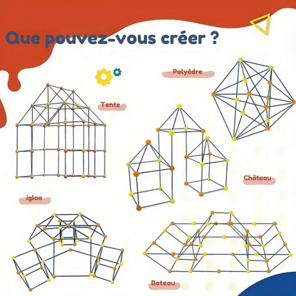 FortMagic™ - Kit d'assemblage Facile pour enfants !